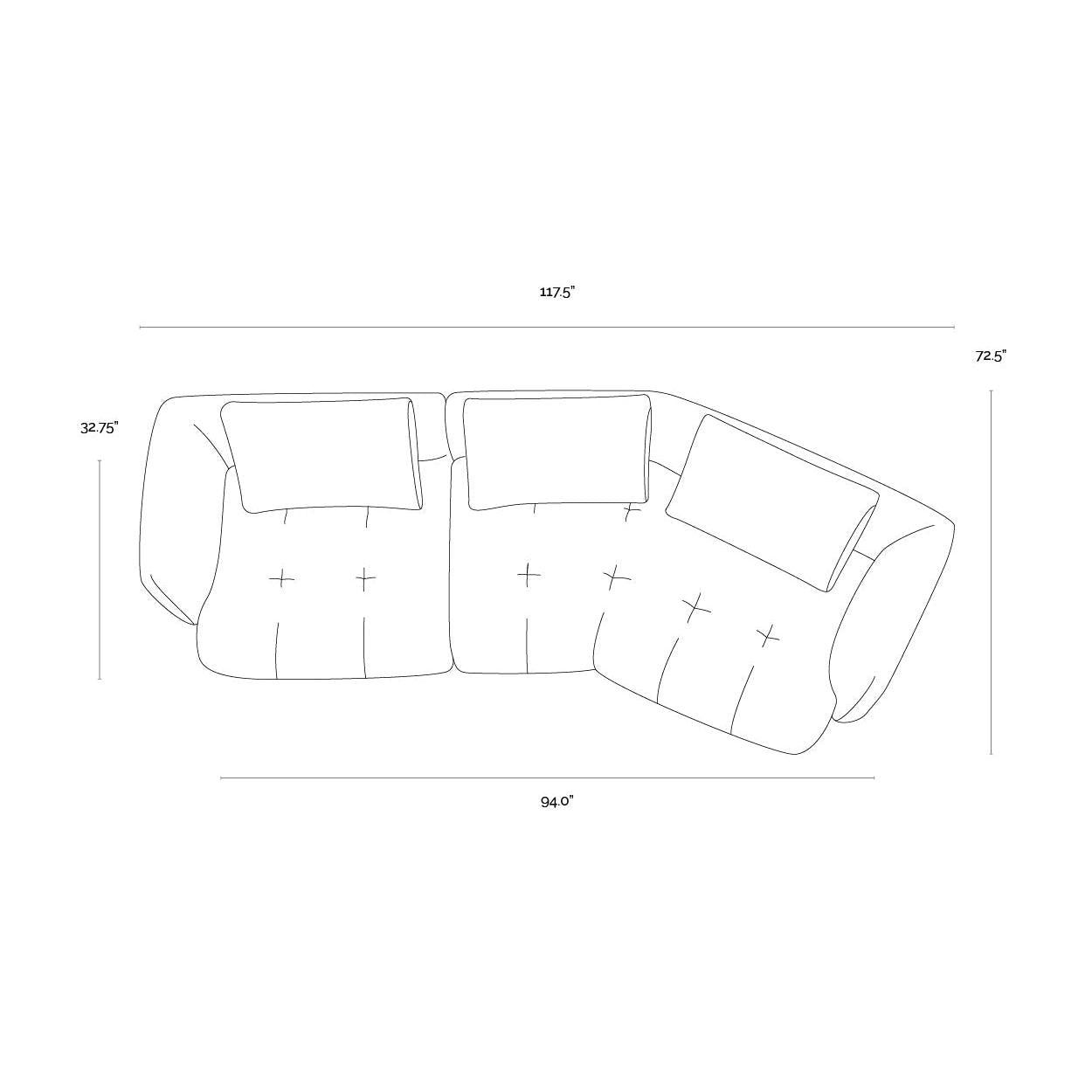 Sunpan Emmeline Sofa Clearance