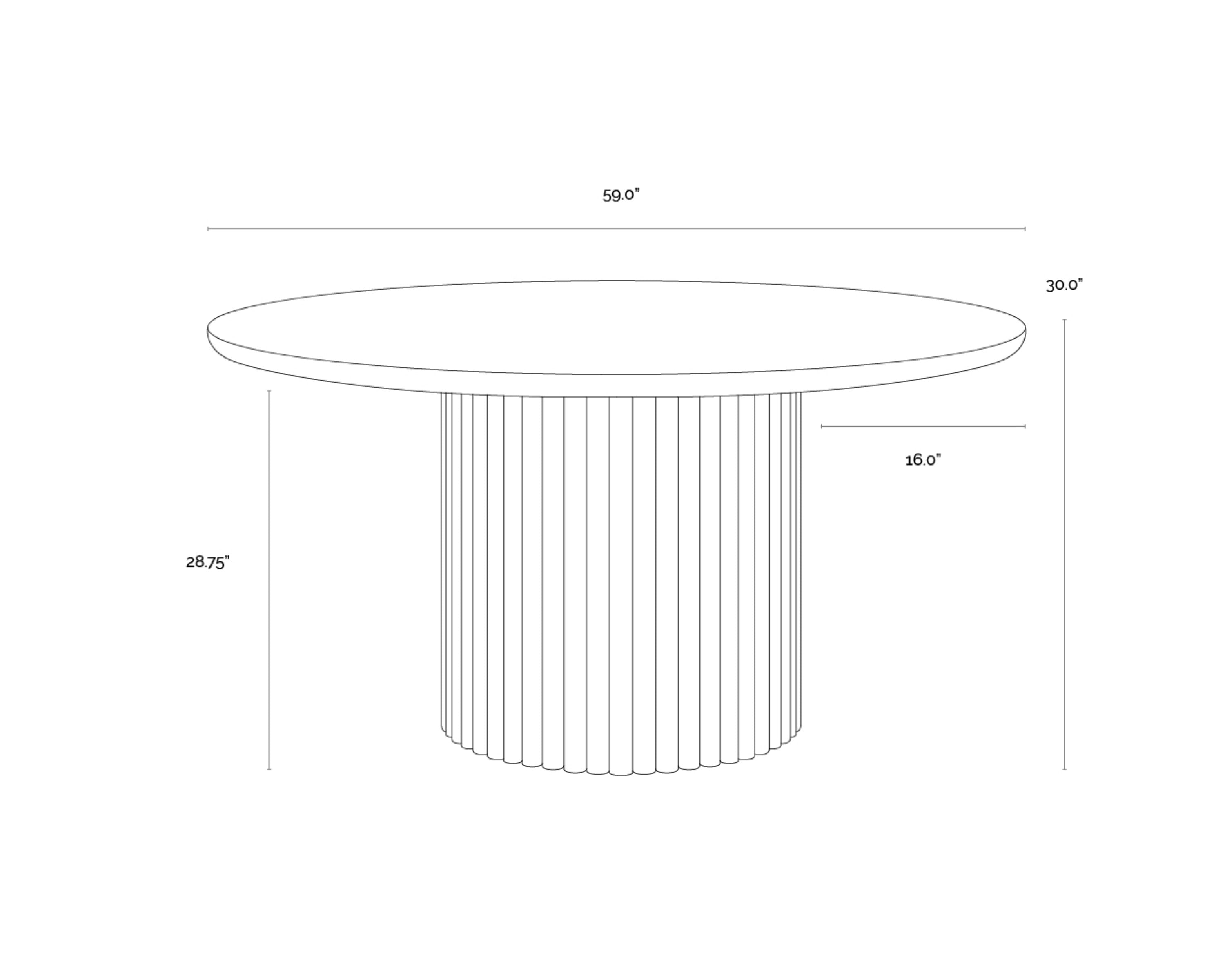 Sunpan Banyan Dining Table - 59