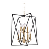 Hudson Valley Lighting Laszlo 8 Light 18.25 inch Aged Brass Pendant Ceiling Light