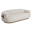 Sunpan Tadeo Brown Cream Sofa