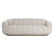 Sunpan Tadeo Brown Cream Sofa