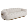 Sunpan Tadeo Brown Cream Sofa