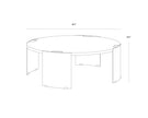 Sunpan Gallus Coffee Table - Carbon