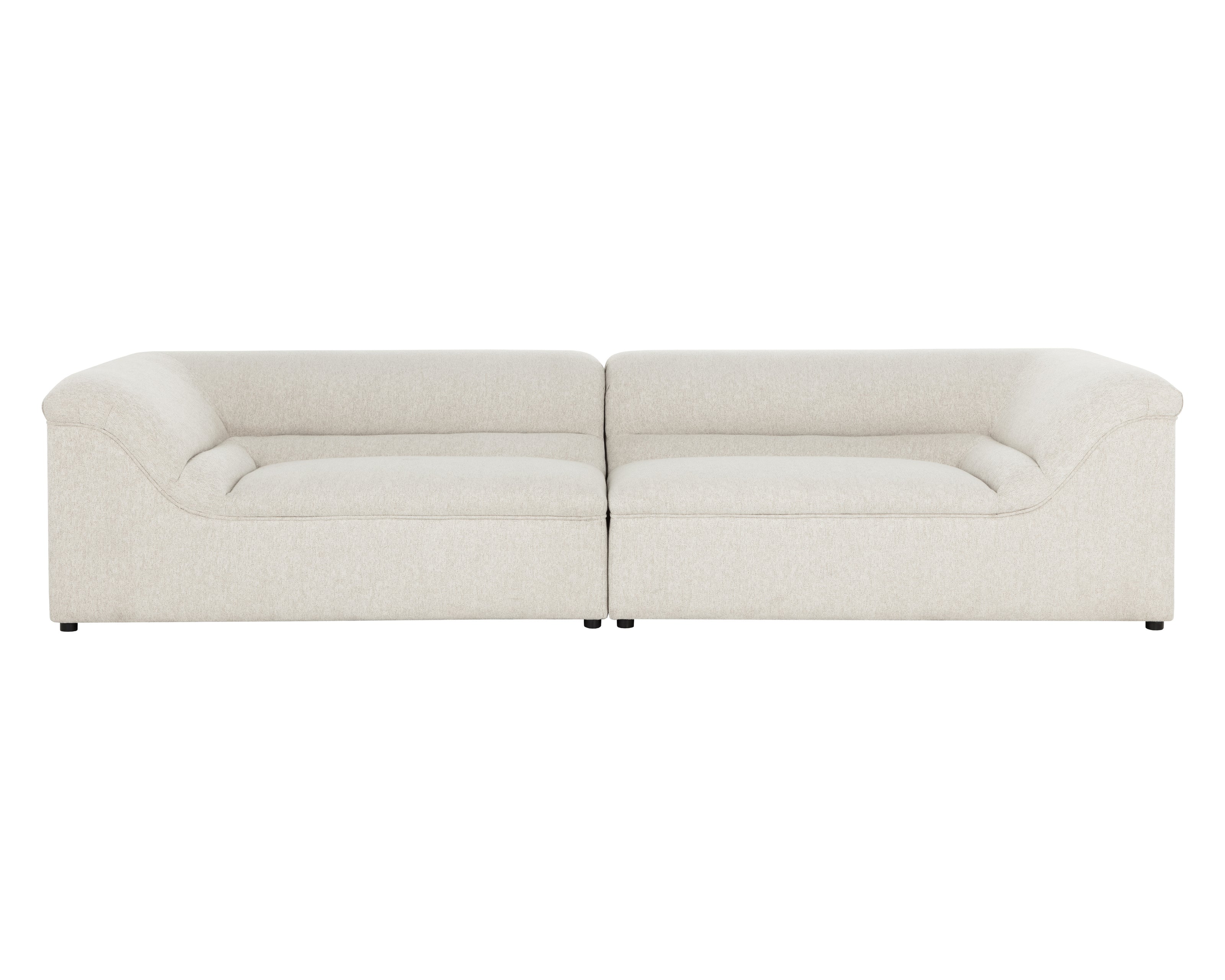 Sunpan Gladys Sofa - Dove Cream