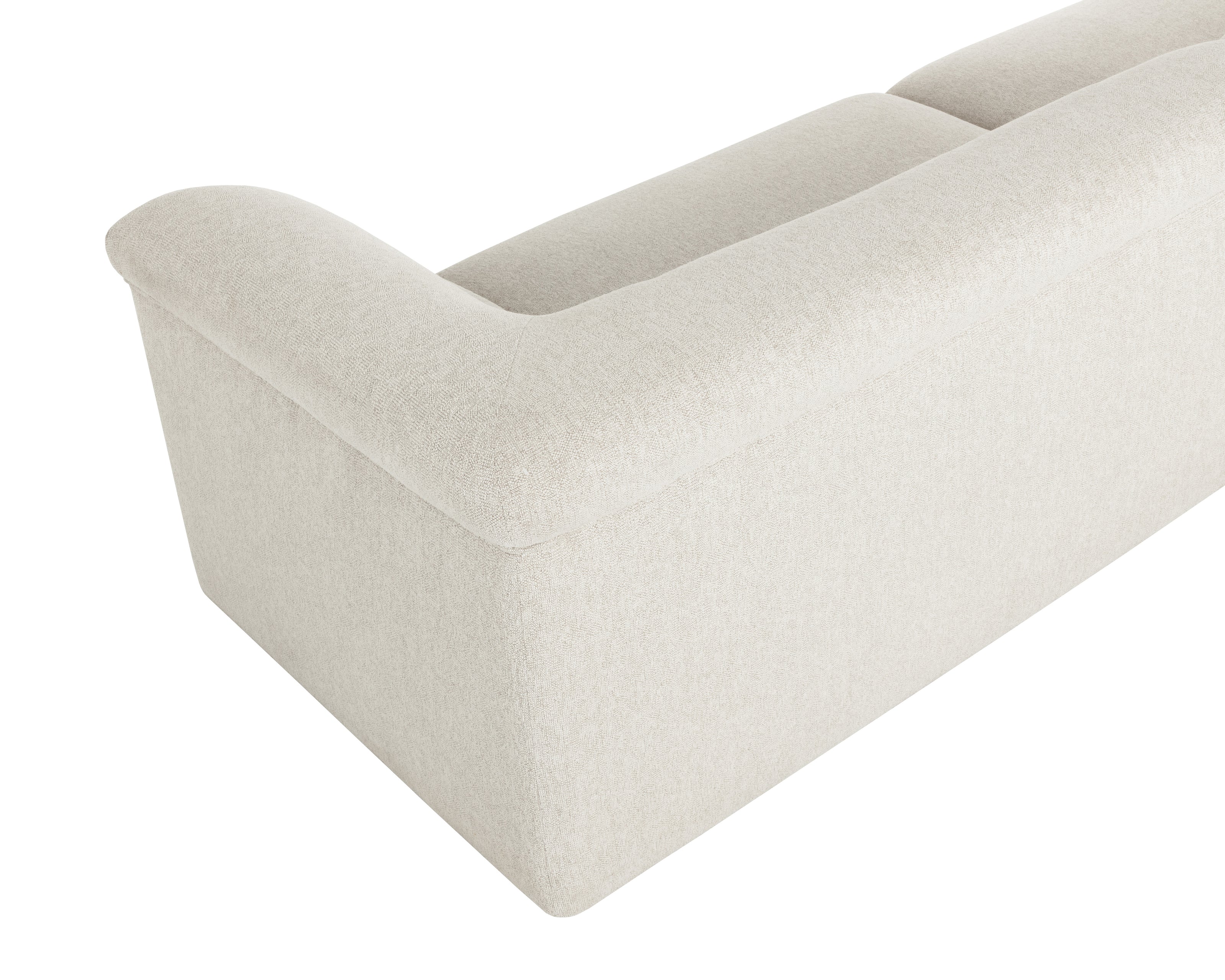 Sunpan Gladys Sofa - Dove Cream