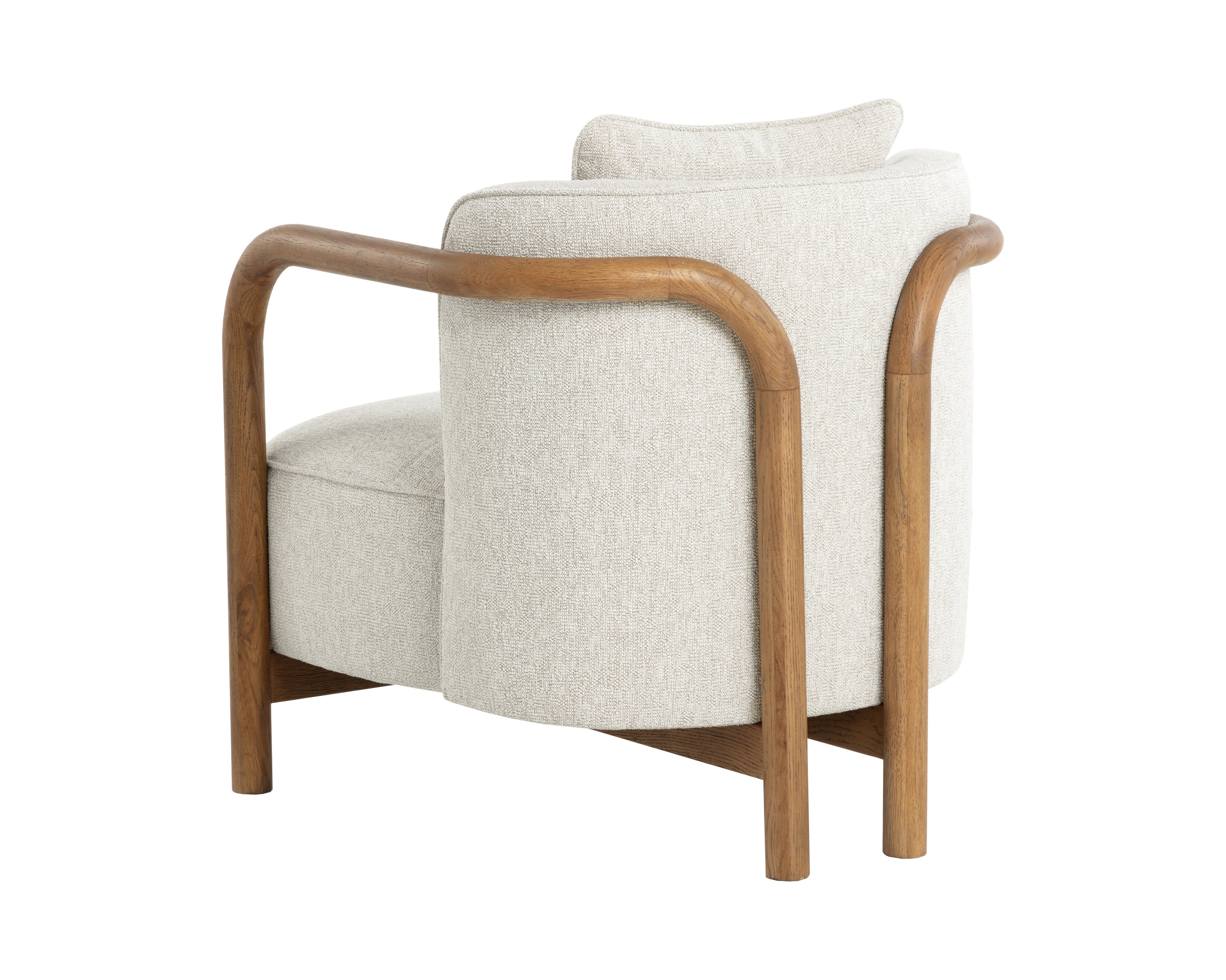 Sunpan Beatrice Lounge Chair - Dove Cream