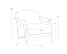 Sunpan Bosco Lounge Chair