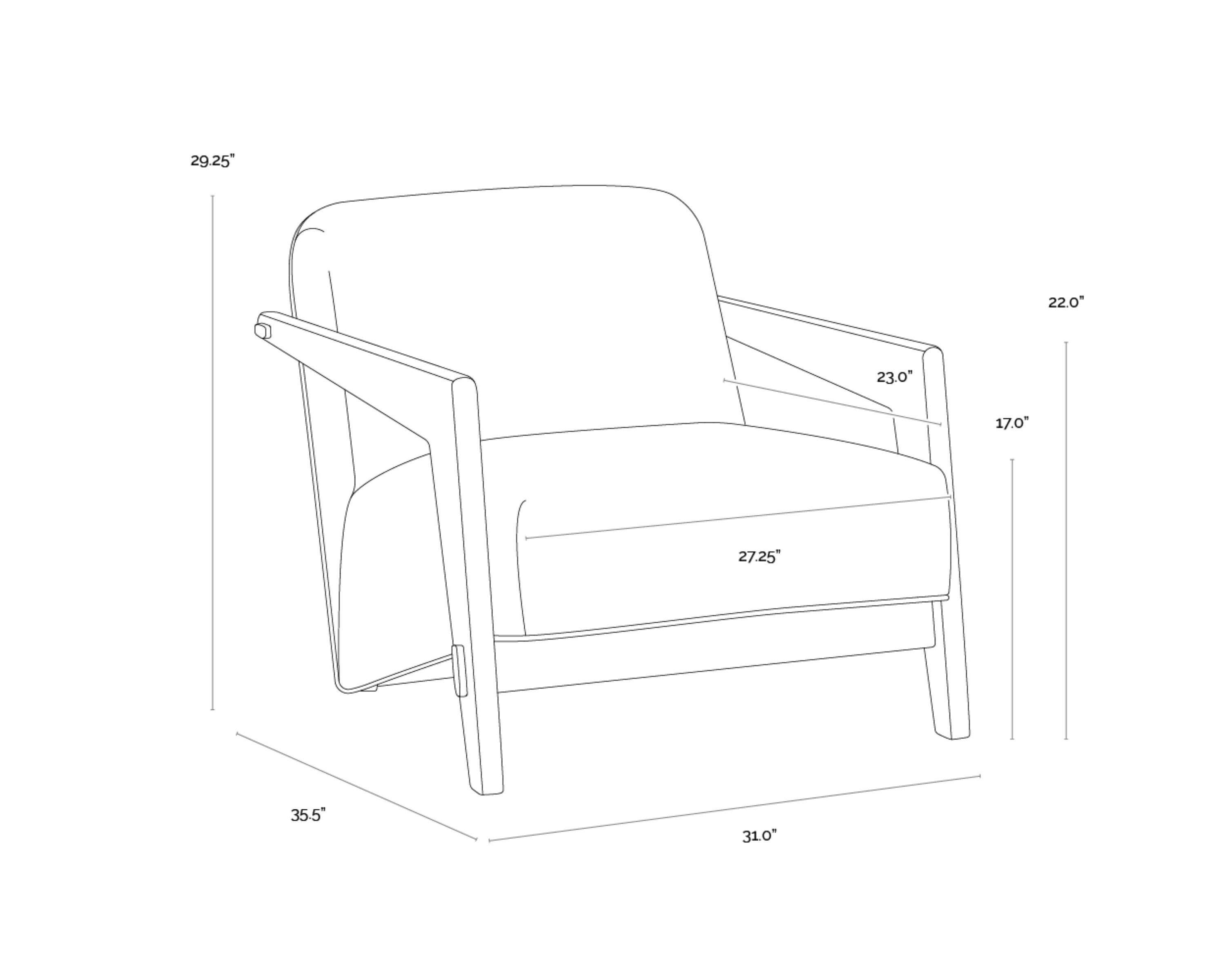 Sunpan Bosco Lounge Chair