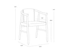 Sunpan Aran Dining Armchair