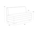 Sunpan Radcliff Banquette