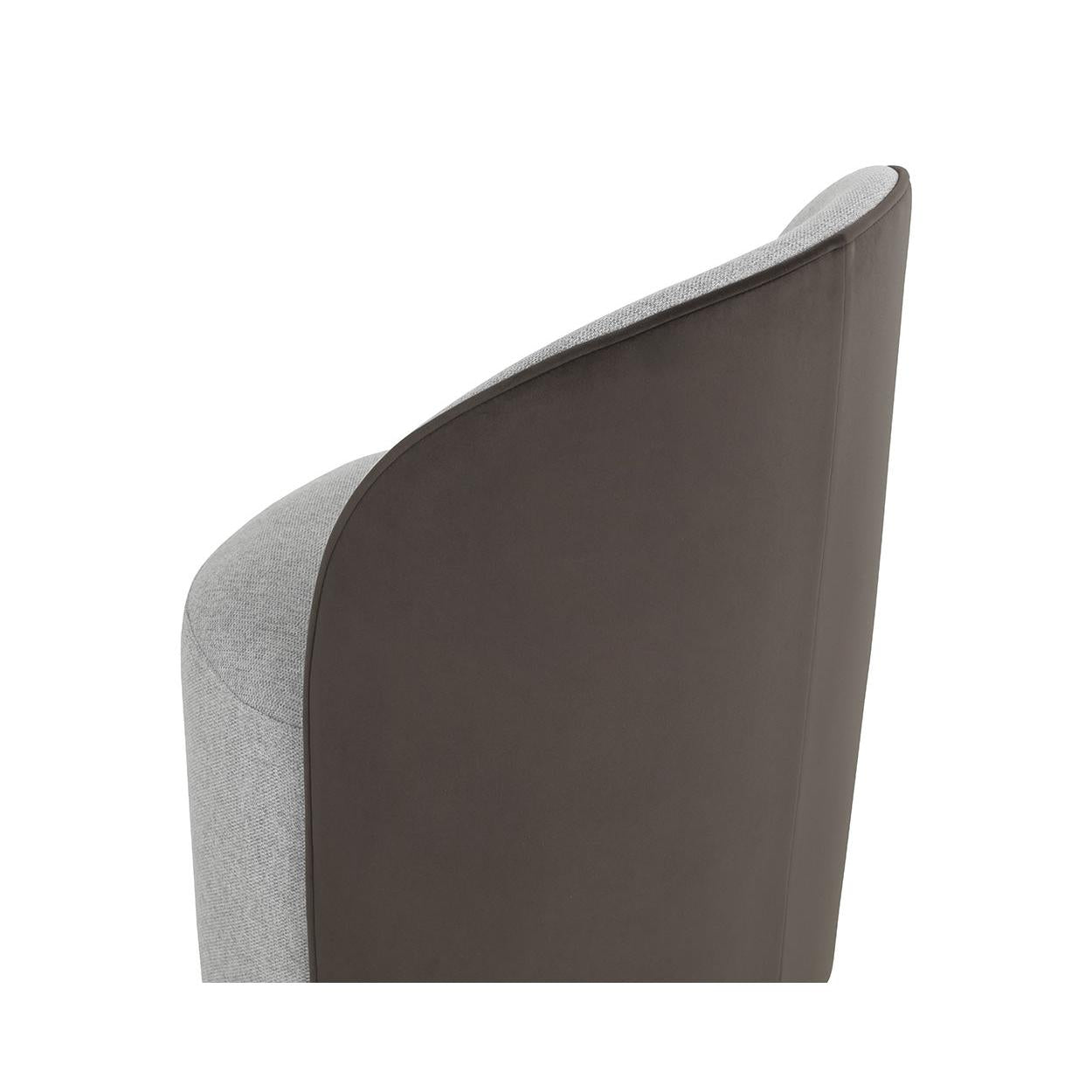 Sunpan Cavoli Swivel Dining Chair, Grey