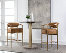 Sunpan Heloise Counter Stool - Bravo Black