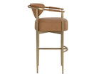 Sunpan Heloise Barstool - Bravo Black