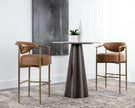 Sunpan Heloise Barstool - Bravo Black