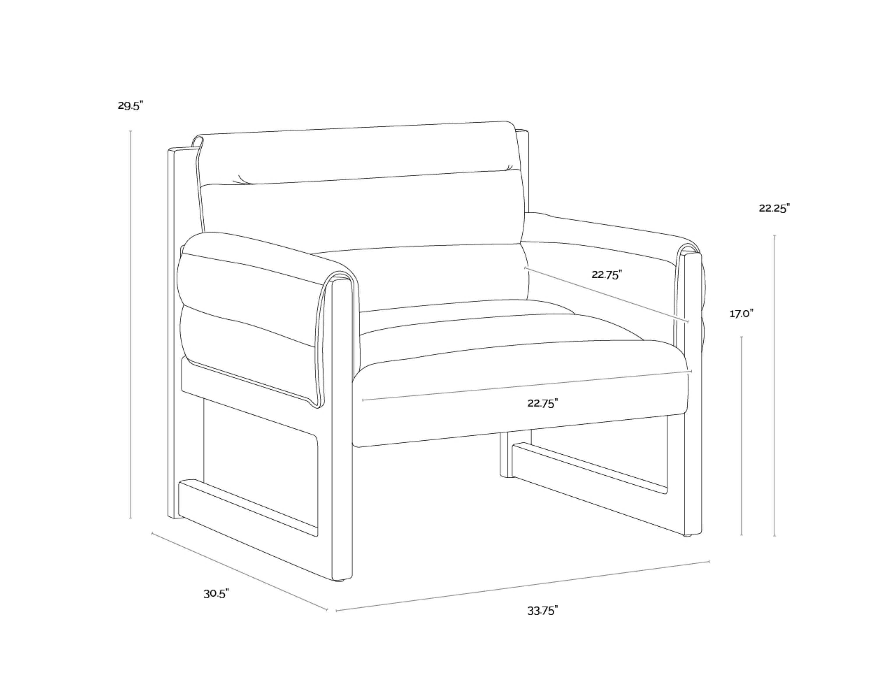 Sunpan Ferguson Lounge Chair