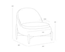 Sunpan Carilo Lounge Chair - Stinson Cream