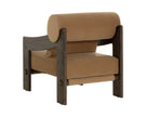 Sunpan Reizo Lounge Chair - Distressed Brown - Kona Camel