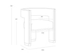 Sunpan Adamina Dining Armchair