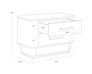 Sunpan Ezekiel Nightstand