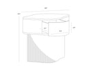 Sunpan Fern Nightstand