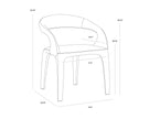 Sunpan Atika Dining Armchair