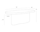 Sunpan Idris Dining Table - 86