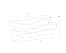 Sunpan Geddes Coffee Table