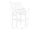 Sunpan Halden Barstool