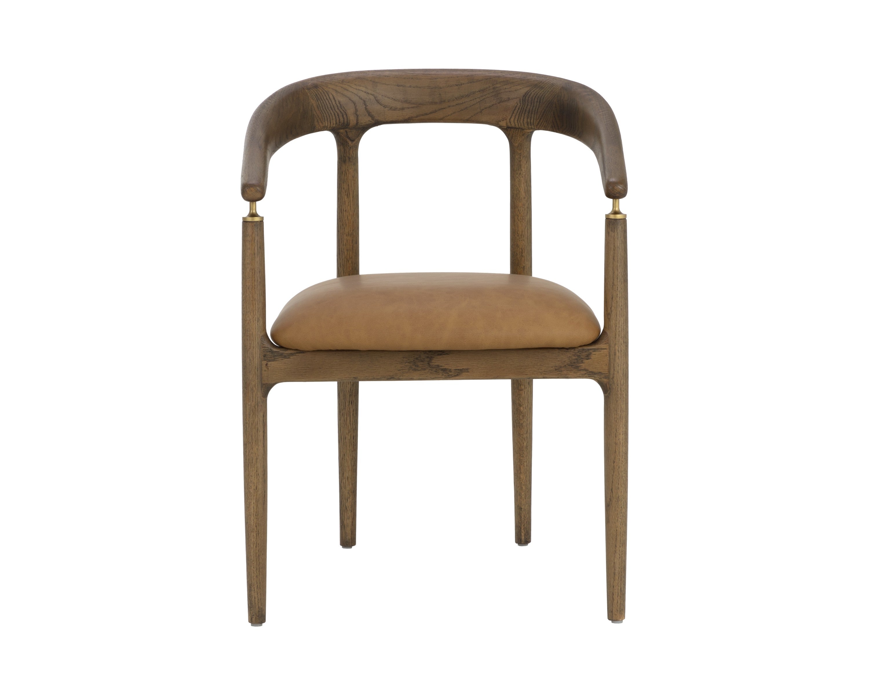 Sunpan Valmont Dining Armchair - Milliken Cognac