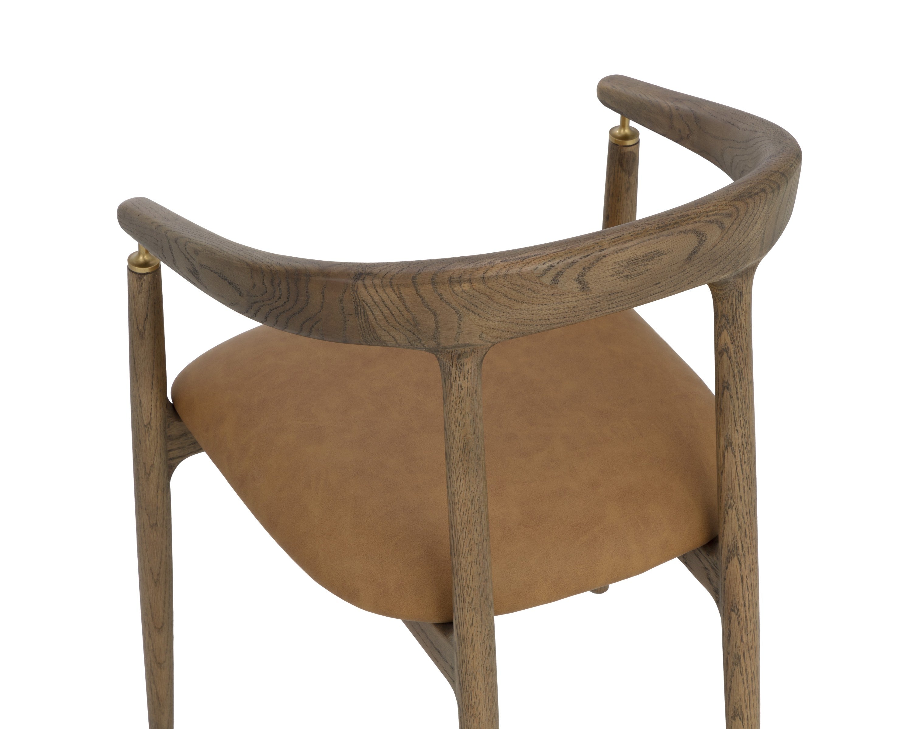 Sunpan Valmont Dining Armchair - Milliken Cognac