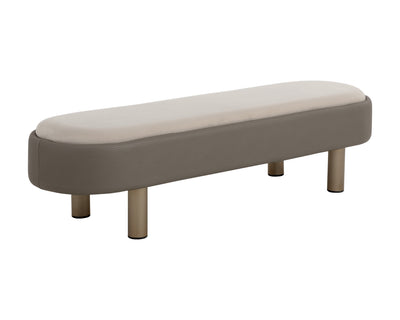 Sunpan Odella Bench - Meg Taupe