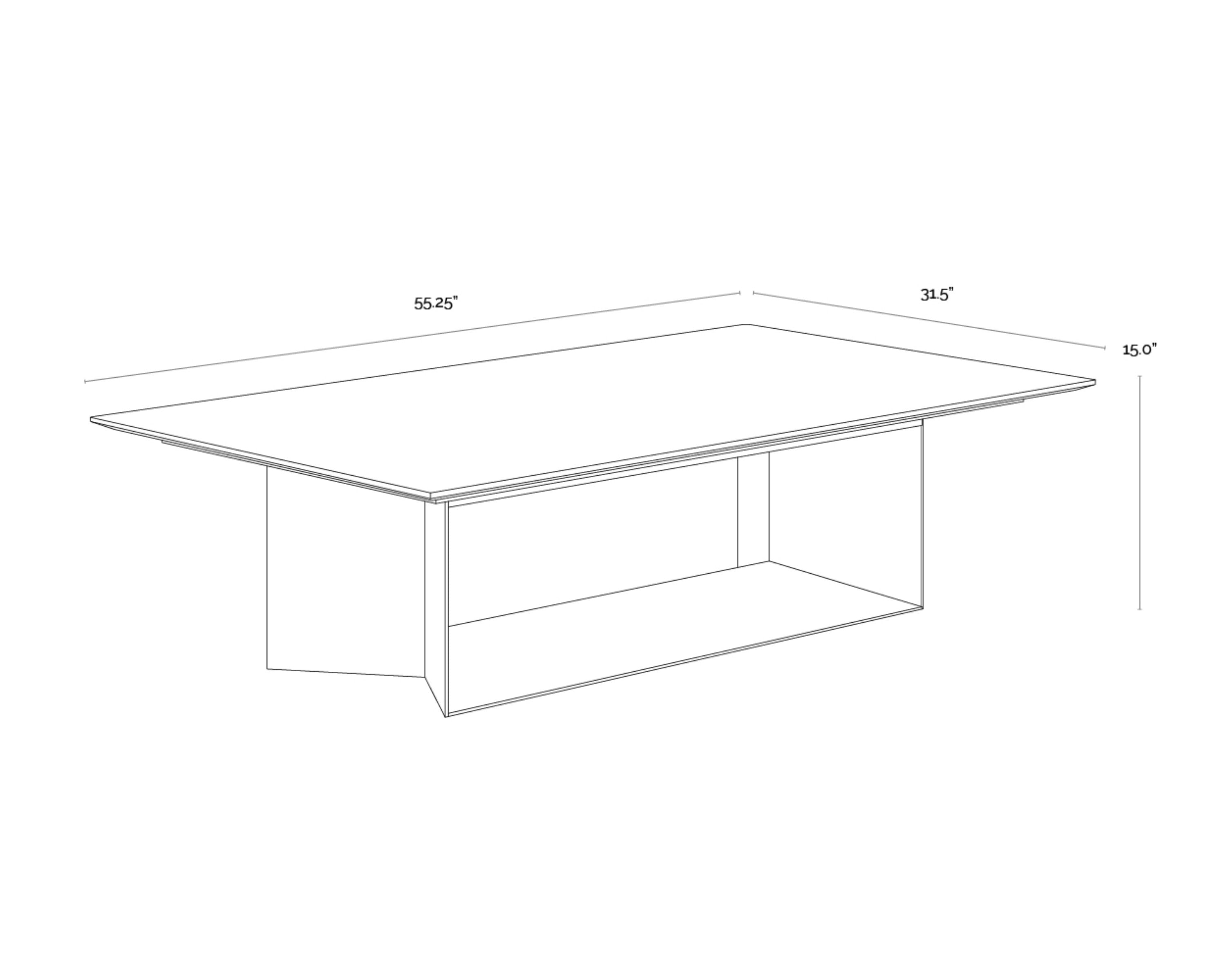 Sunpan Soleen Coffee Table