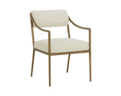 Sunpan Leticia Dining Armchair - Geralt Linen