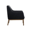 Sunpan Wolfe Lounge Chair - Bravo Black
