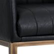 Sunpan Wolfe Lounge Chair - Bravo Black