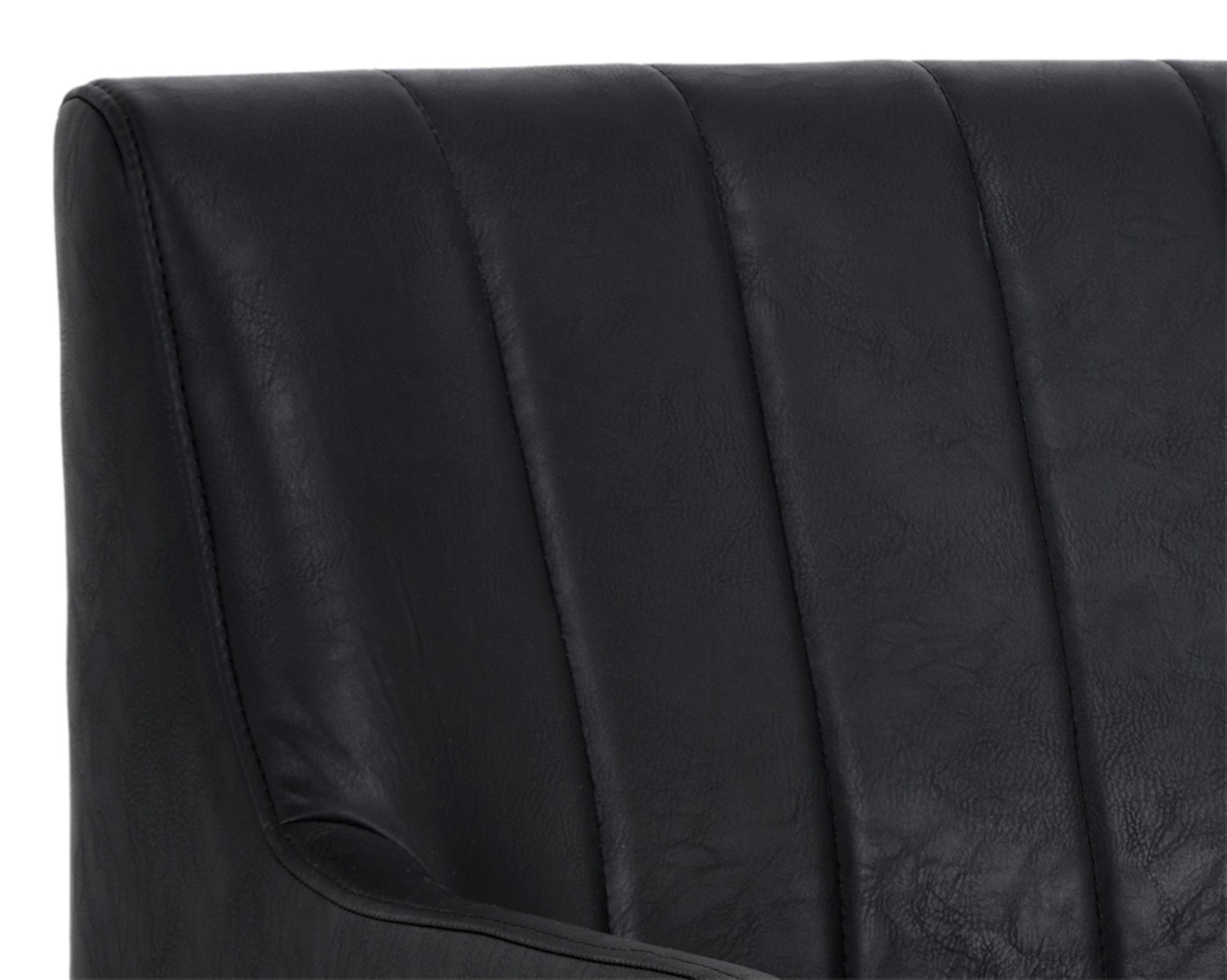Sunpan Wolfe Lounge Chair - Bravo Black