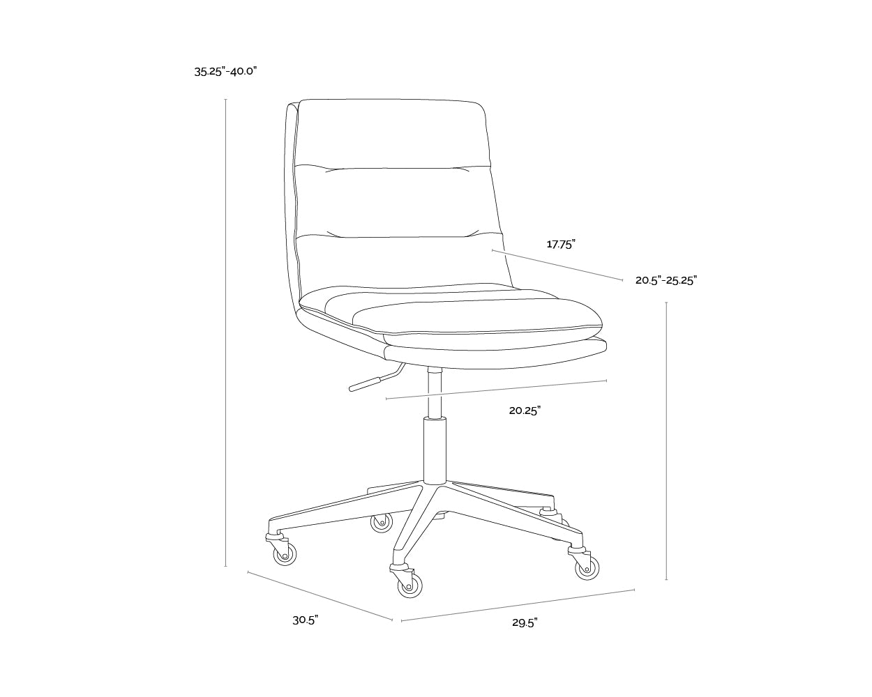 Sunpan Stinson Office Chair