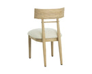 Sunpan Florian Dining Chair - Light Oak - Geralt Linen - Set of 2