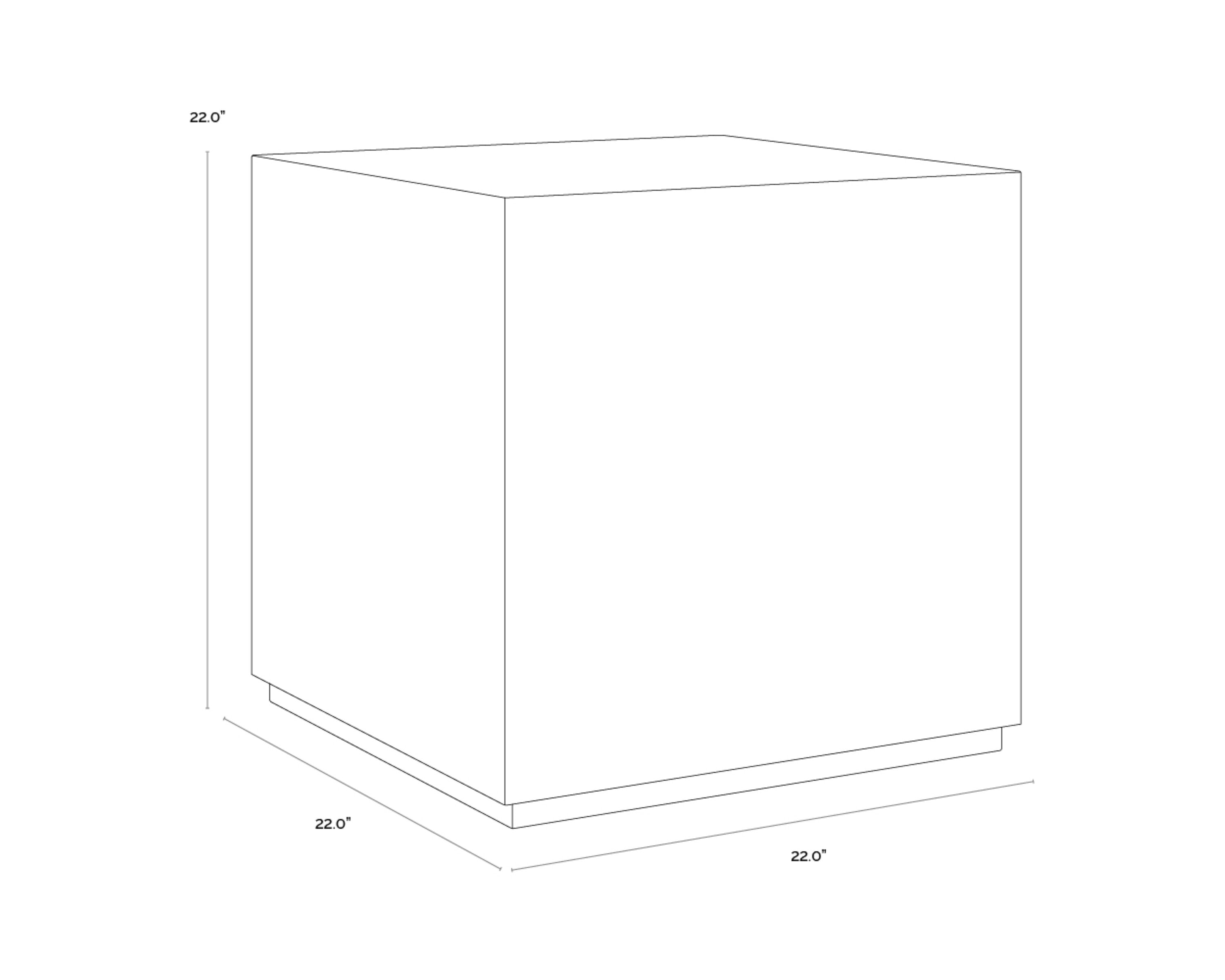 Sunpan Laros End Table