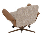Sunpan Lomax Office Chair - Holden Dusty Greige / Milliken Cognac