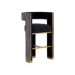 Sunpan Adamina Black Barstool