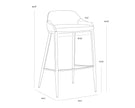 Sunpan Astra Barstool