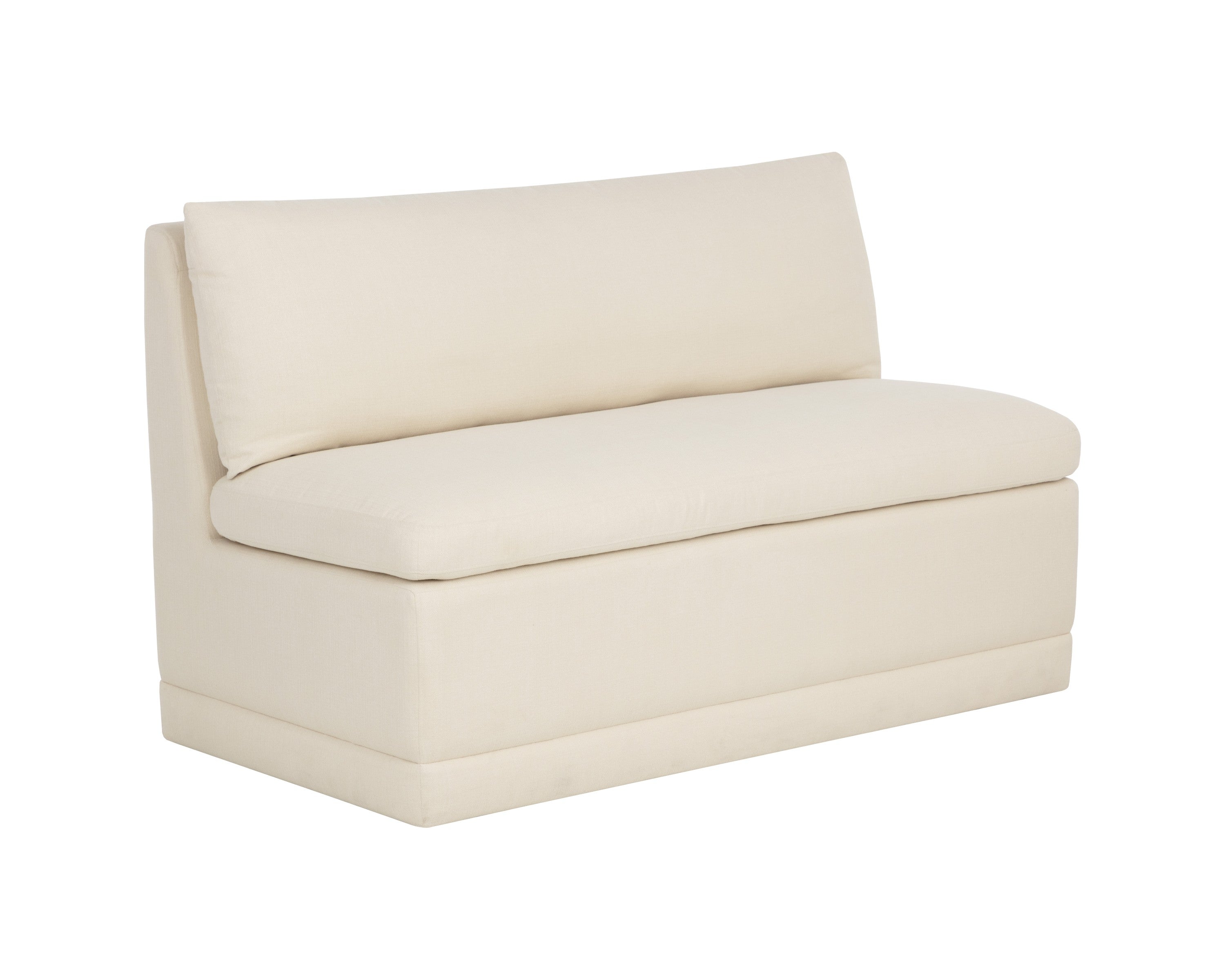Sunpan Donatella Banquette - Zenith Alabaster