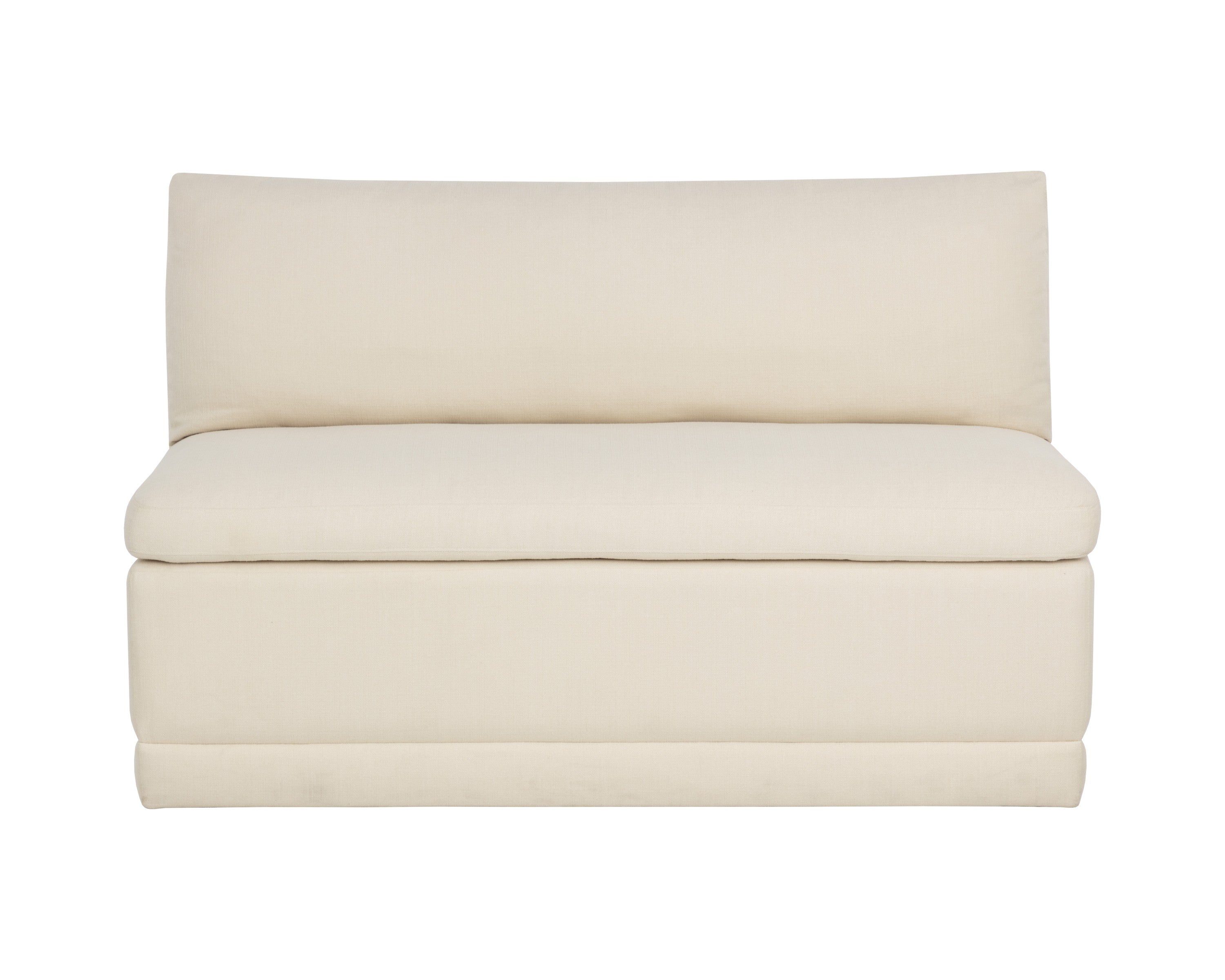Sunpan Donatella Banquette - Zenith Alabaster