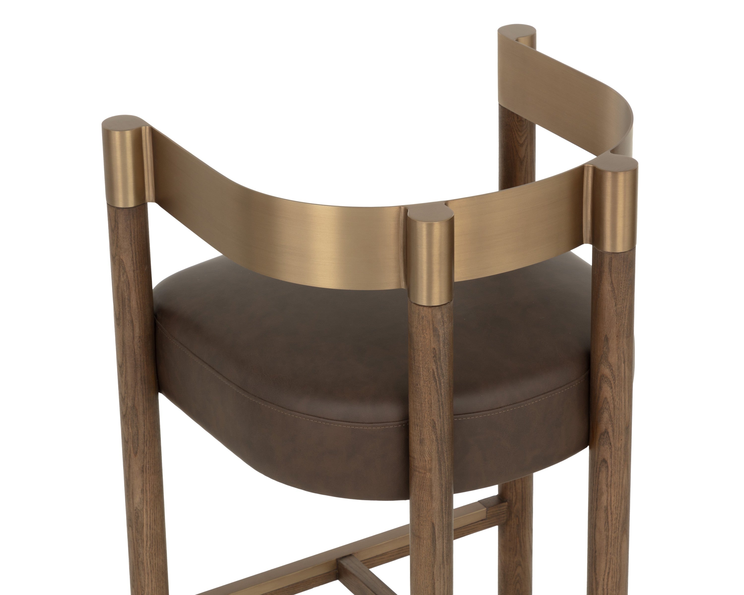 Sunpan Manolo Barstool - Eglinton Espresso