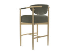 Sunpan Heloise Counter Stool - Bravo Black
