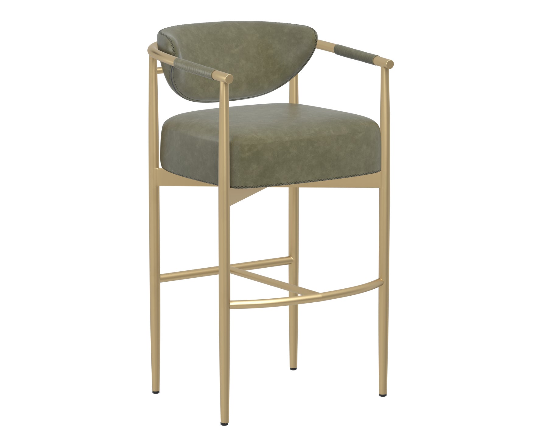 Sunpan Heloise Barstool - Bravo Black