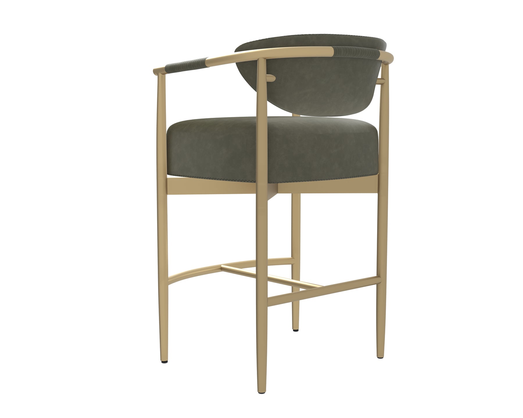 Sunpan Heloise Barstool - Bravo Black