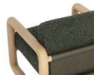 Sunpan Nubo Lounge Chair - Noah Meadow / Ludlow Dark Olive Leather