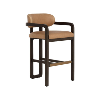 Sunpan Madrone Brown Barstool